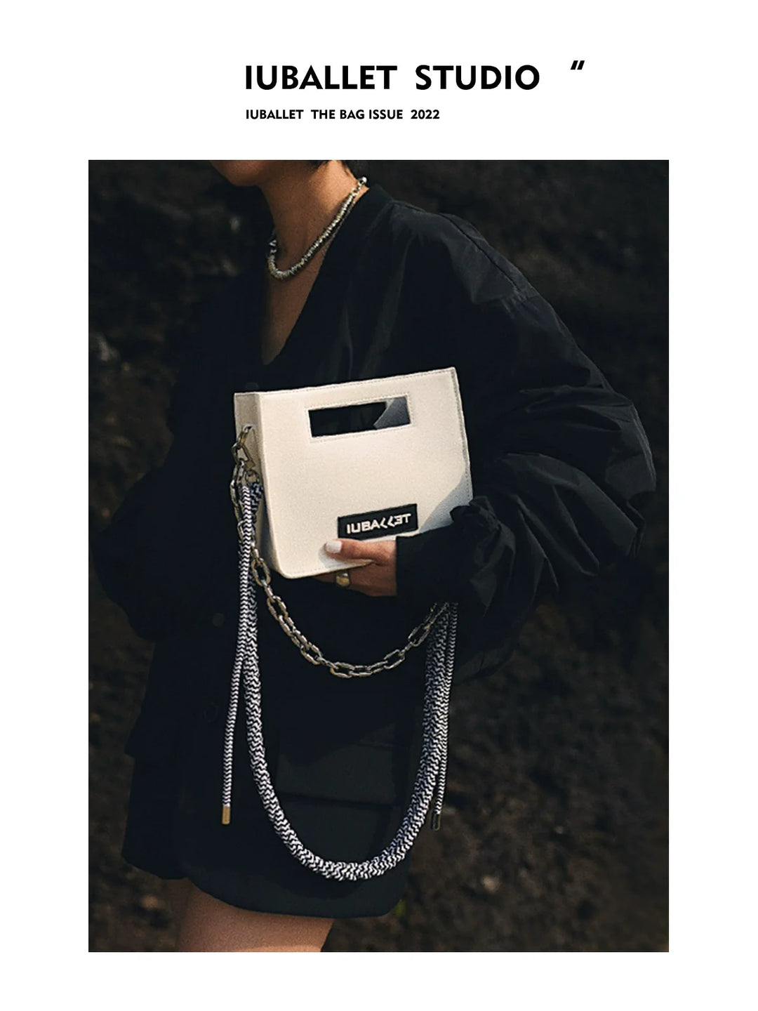 Leather Chain Mini Tote