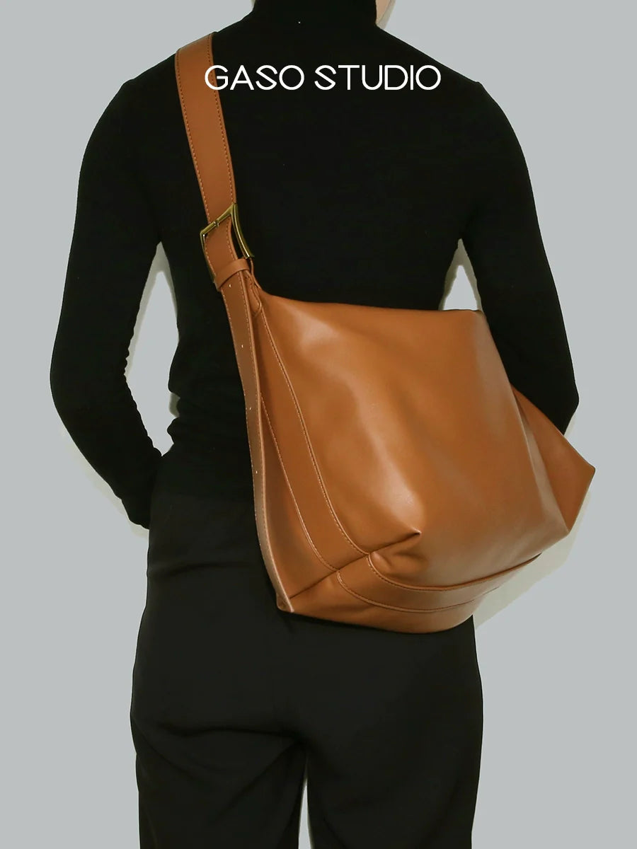 Leather Commuter Tote