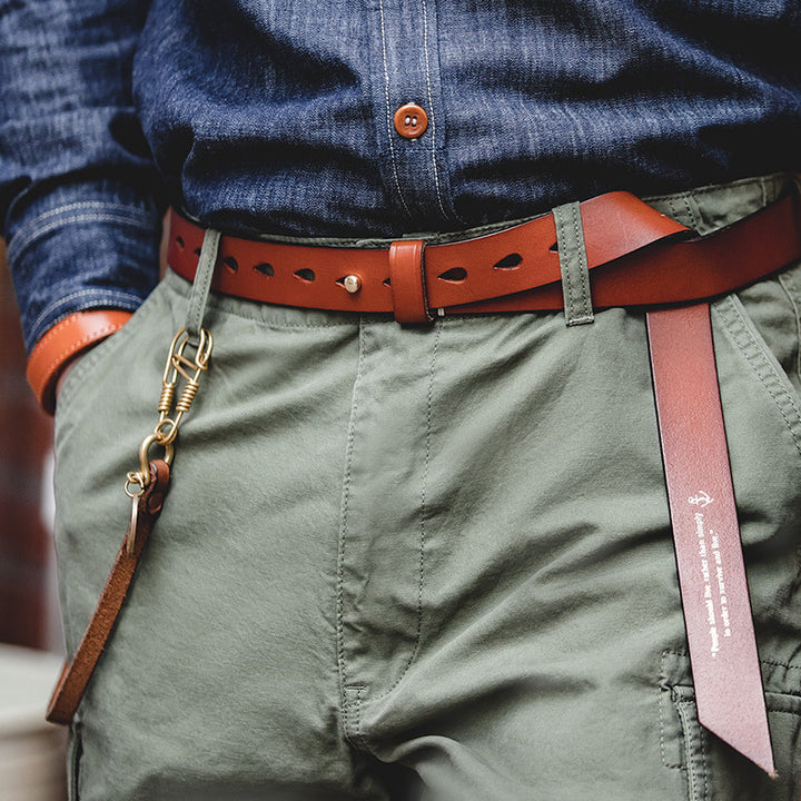 Vegetable Tanned Belt