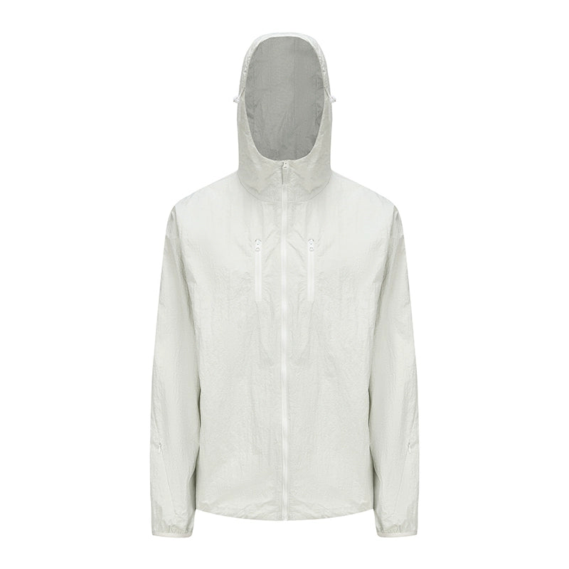 Pleated Nylon Jacket