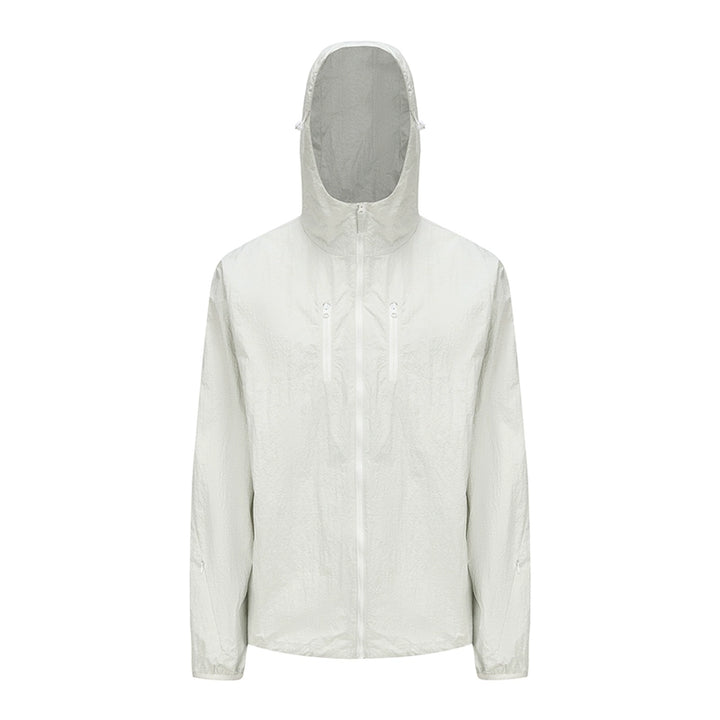 Pleated Nylon Jacket