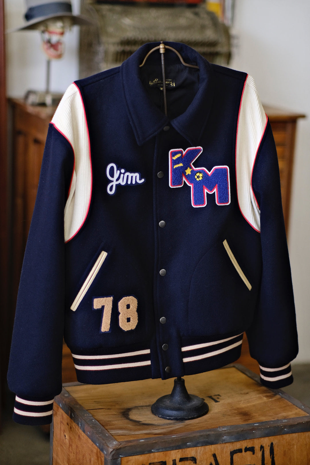 Heavyweight Wool Baseball Jacket