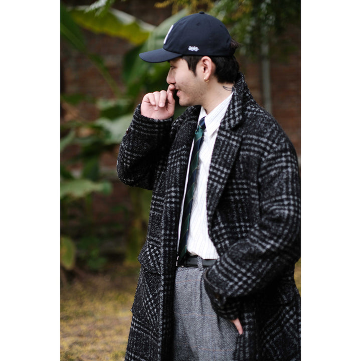 Plaid Wool Windbreaker