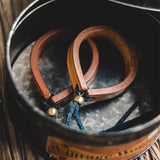 Japanese Retro Leather Bracelet by Madden Tooling
