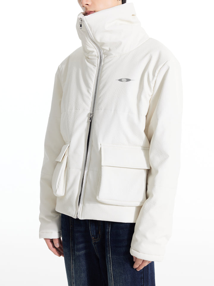 Cotton Stand-Up Collar Jacket