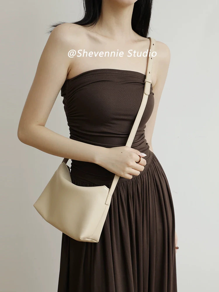 Soft Luxe Leather Shoulder Bag