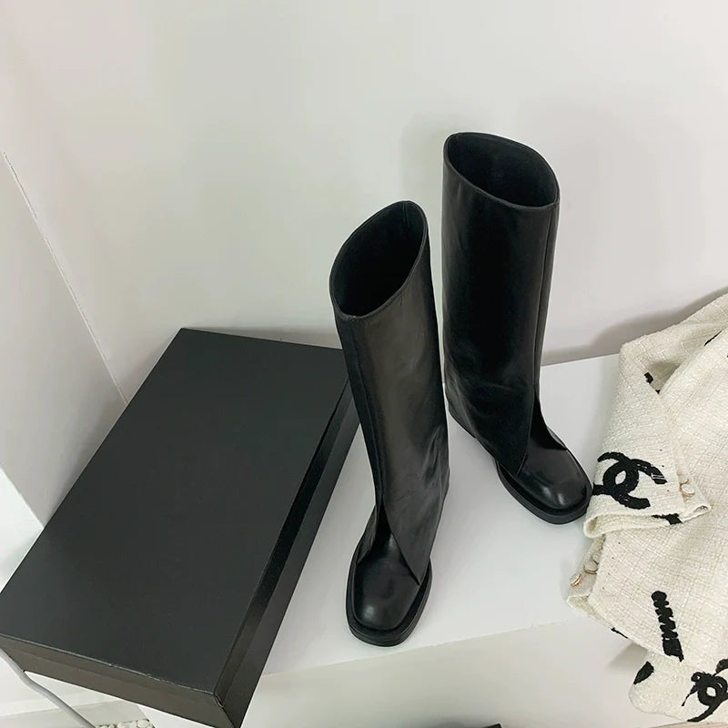 Leather Ex-Boyfriend Boots