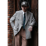 Labor Union Retro Loose Double-Breasted Suit Jacket