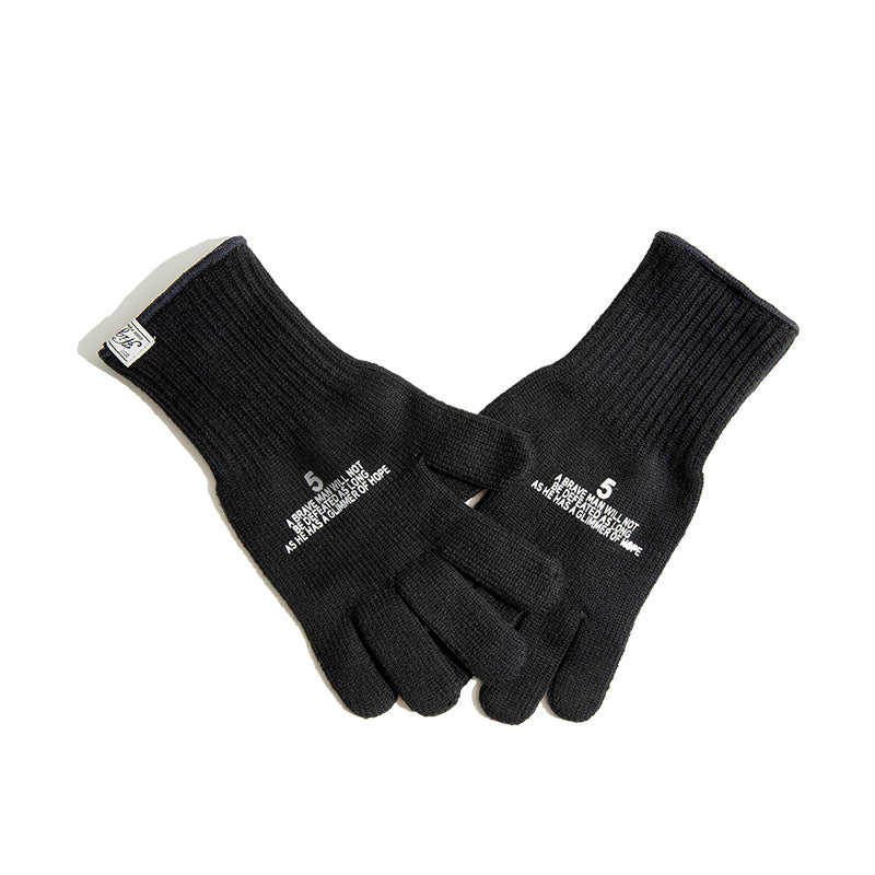 American Retro Knit Winter Gloves for Men Madden Tooling
