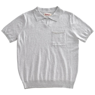 Retro Knit Polo Tee