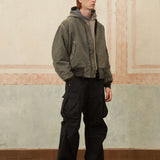 Autumn and Winter New Ready-To-Wear Distressed Ma1 Thinsulate Bomber Jacket, Reversible Design