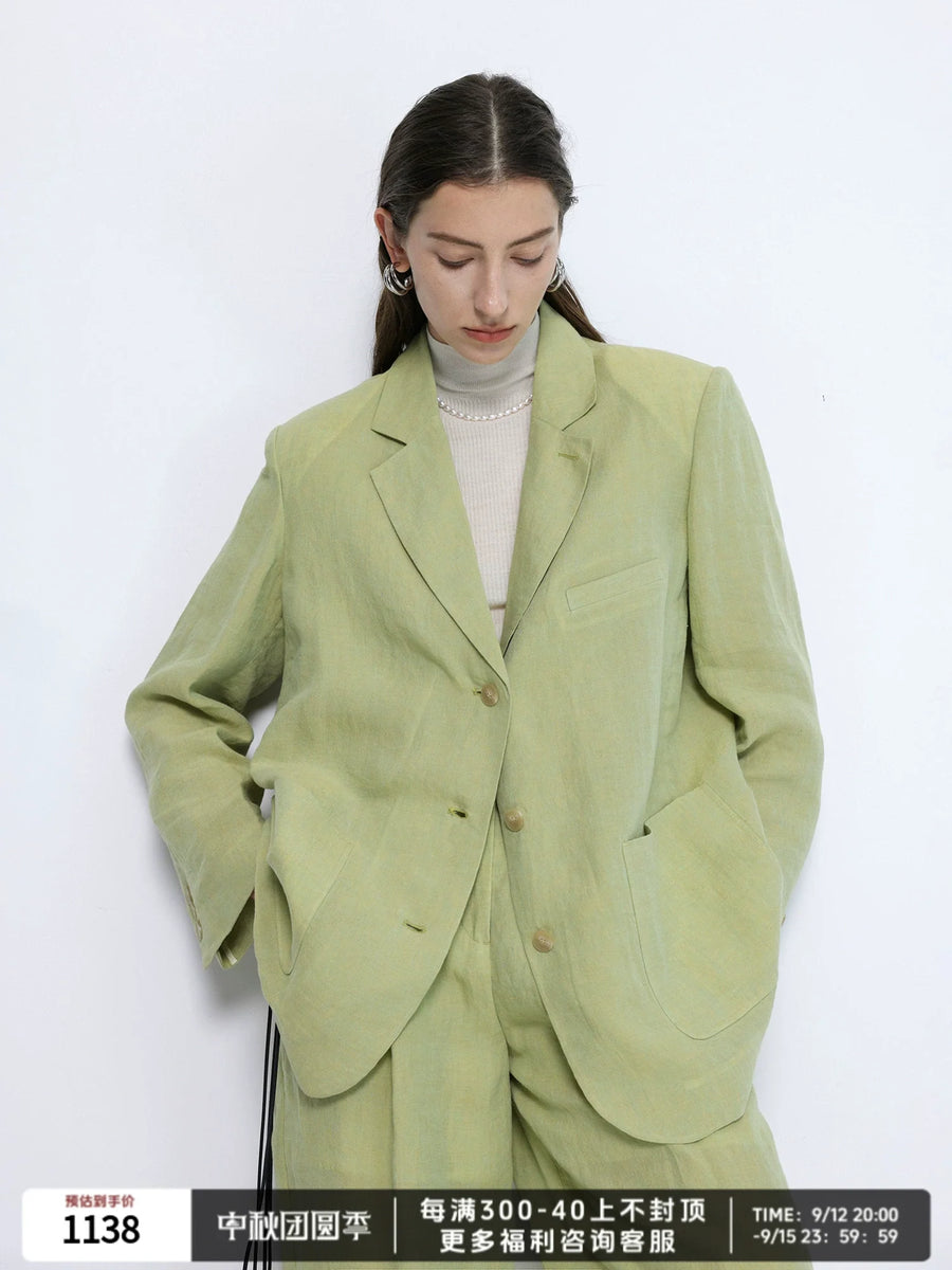 Natural Hemp Linen Jacket