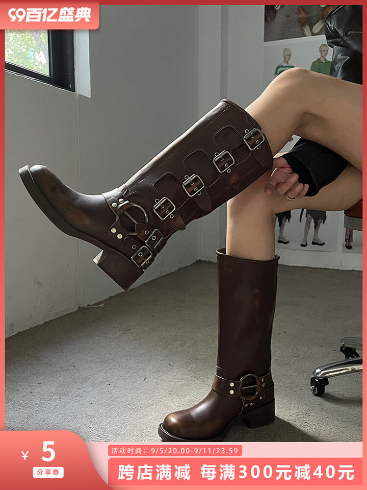 High Rider Leather Boots