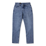 Light Blue Retro Jeans Men's Summer Thin Denim Trousers
