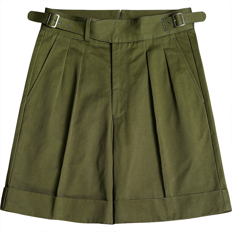 Summer Classic Workwear Casual Bermuda Shorts