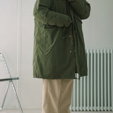 Youth Padded Cotton Workwear Coat with Stand Collar