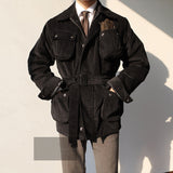 Korean Agent's Italian-Style Corduroy Safari Jacket
