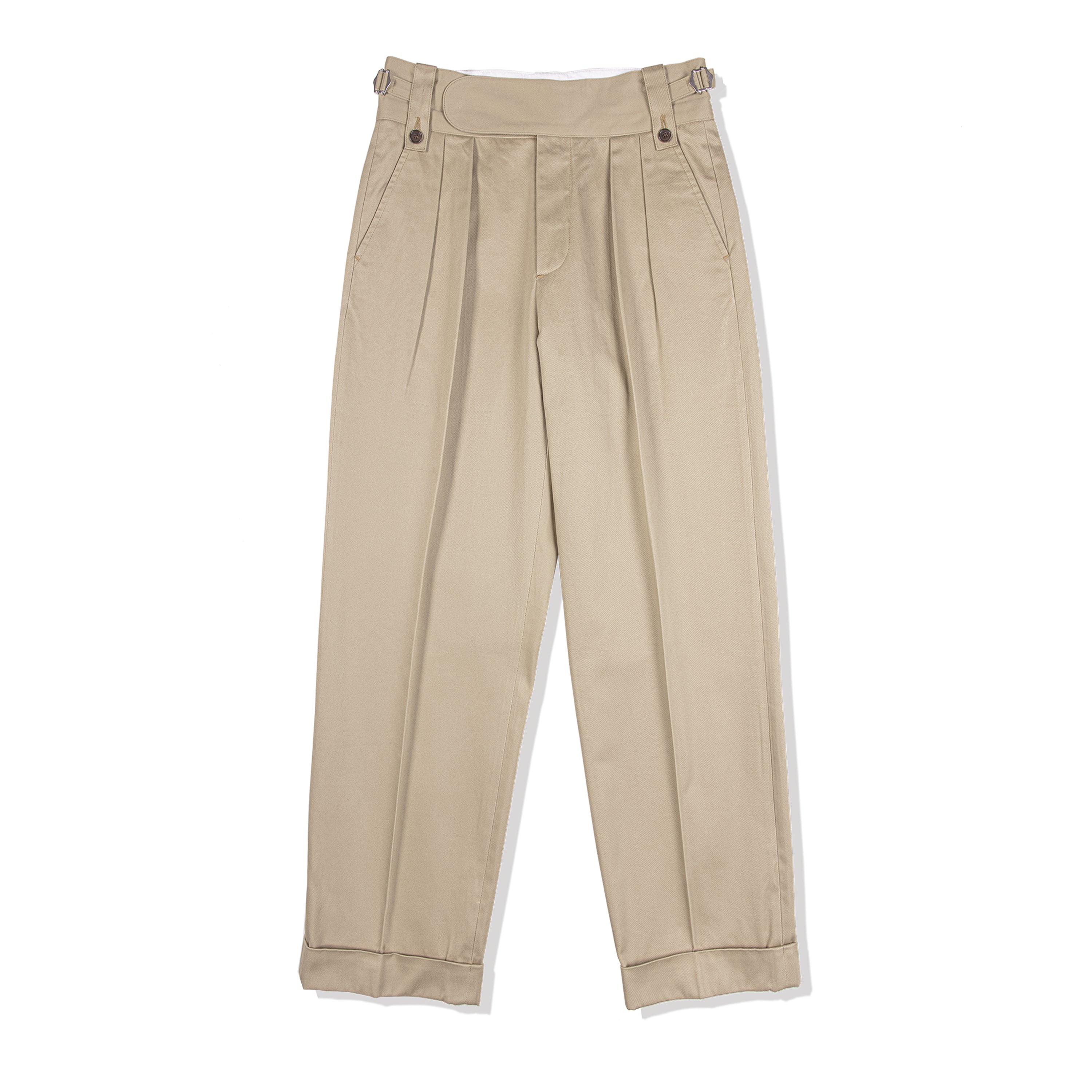 Red Wind High Waist Retro Tooling Pants for Men