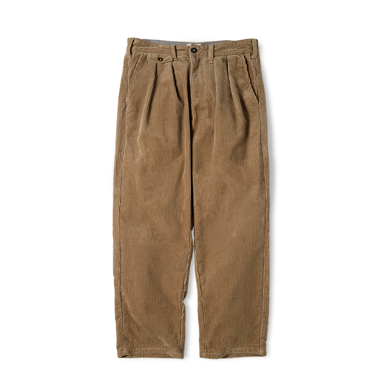 Wide-Leg Corduroy Trousers