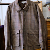 Tweed Wool Quilted Jacket