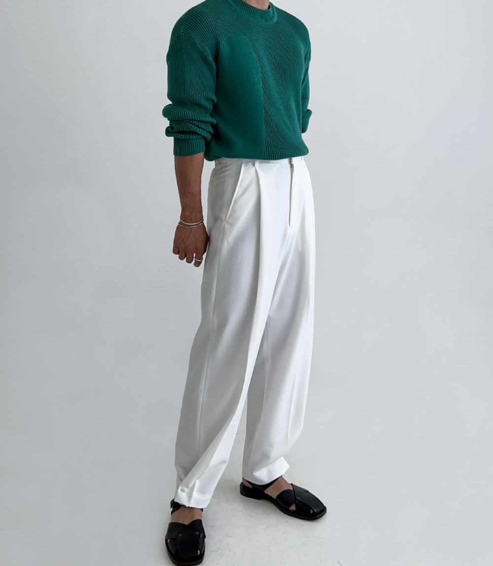 Pleated Drape Trousers