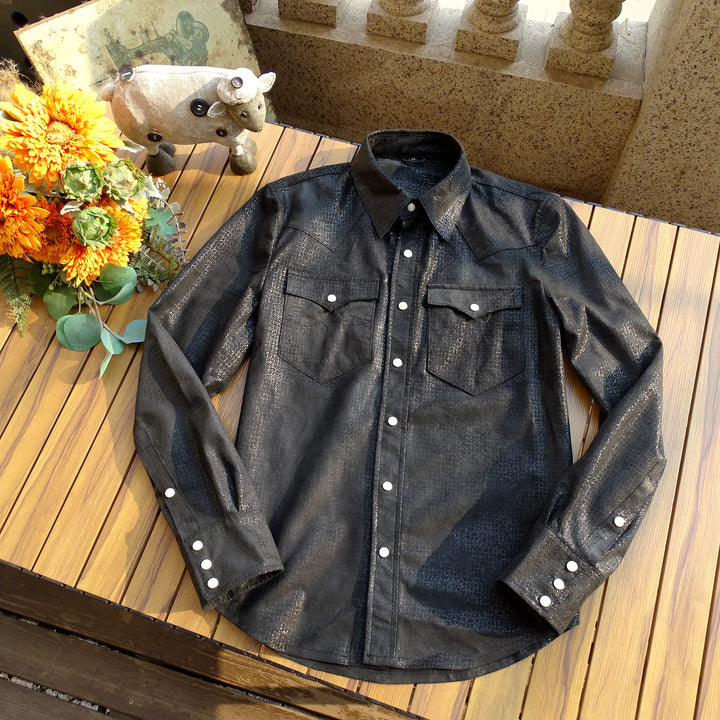 Unlined Leather Shirt