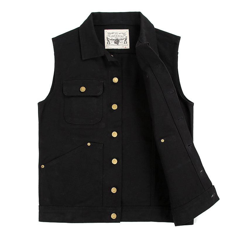 Oil Wax Waterproof Vest