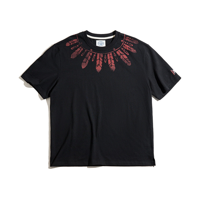 Feather Print Tee