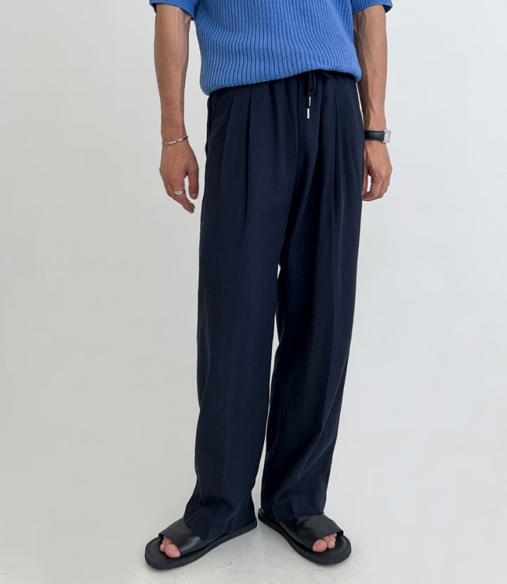 Drawstring Casual Gray Trousers