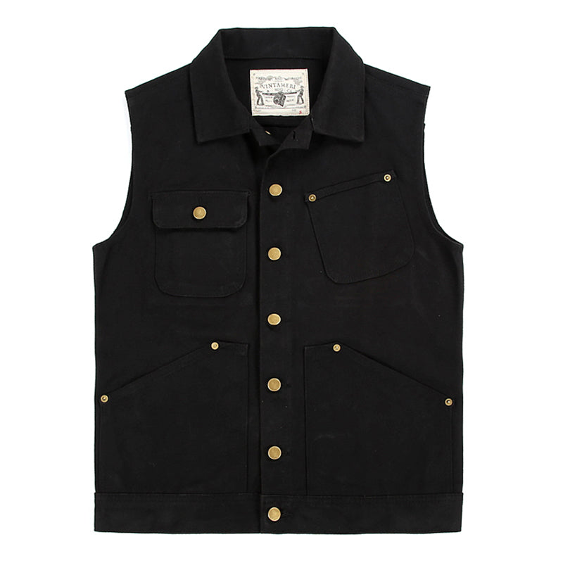 Heavy Waxed Knight Vest