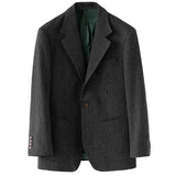 Wool Autumn And Winter Casual Blazer Suit