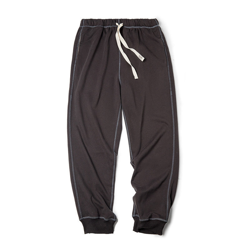 Fluid Contrast Trim Pants