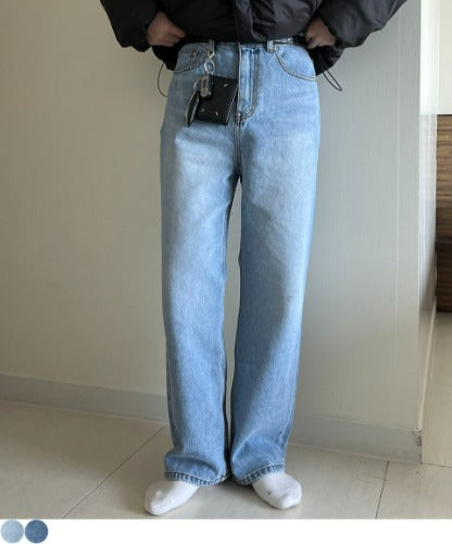 Mustache Denim Trousers