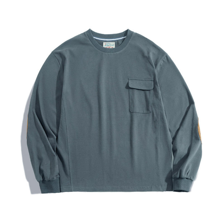 Patch Cotton Long Sleeve