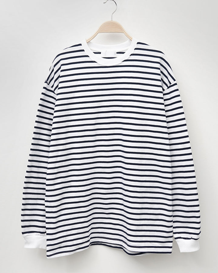 Striped Combed Cotton Tee