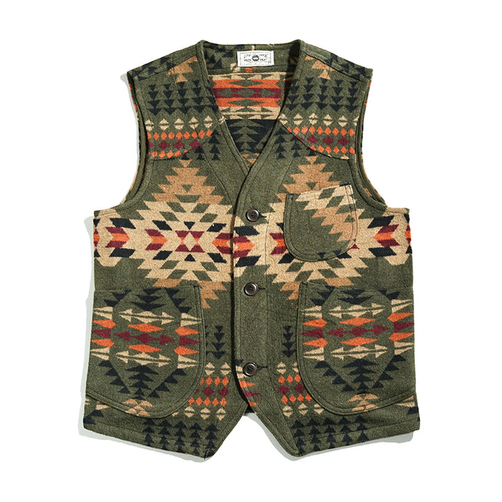 Tweed Safari Vest