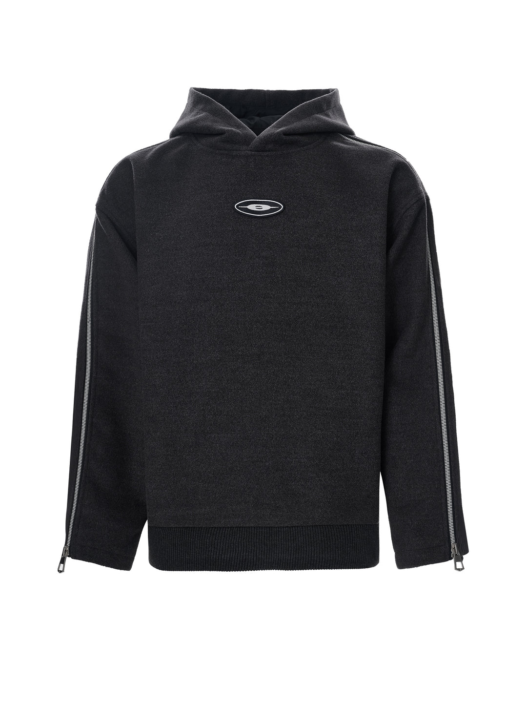 Woolen Logo Hooded Sweater