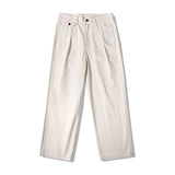 Retro White Wide-Leg Pants Red Wind Style