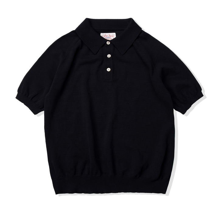 Knitted Cotton Polo T-Shirt