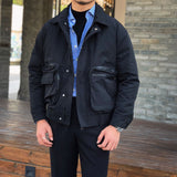 Retro Lapel Padded Thick Trendy Daily Slim Jacket