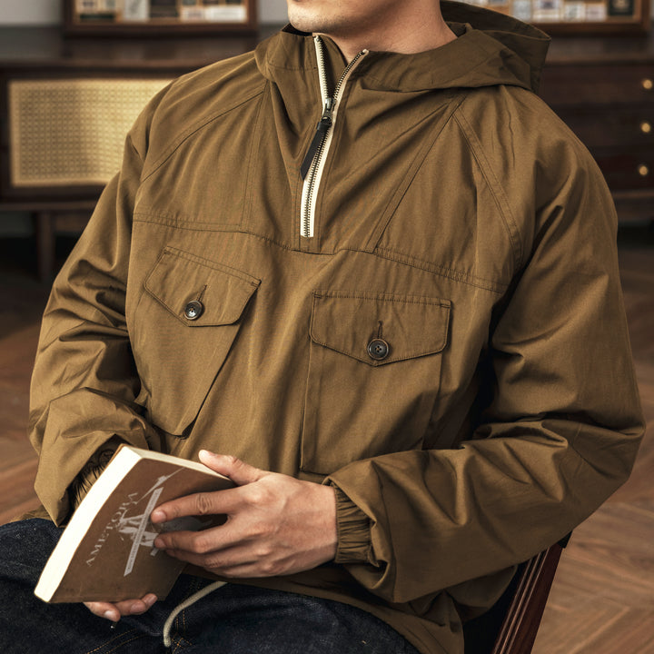 Windproof Half-Zip Jacket