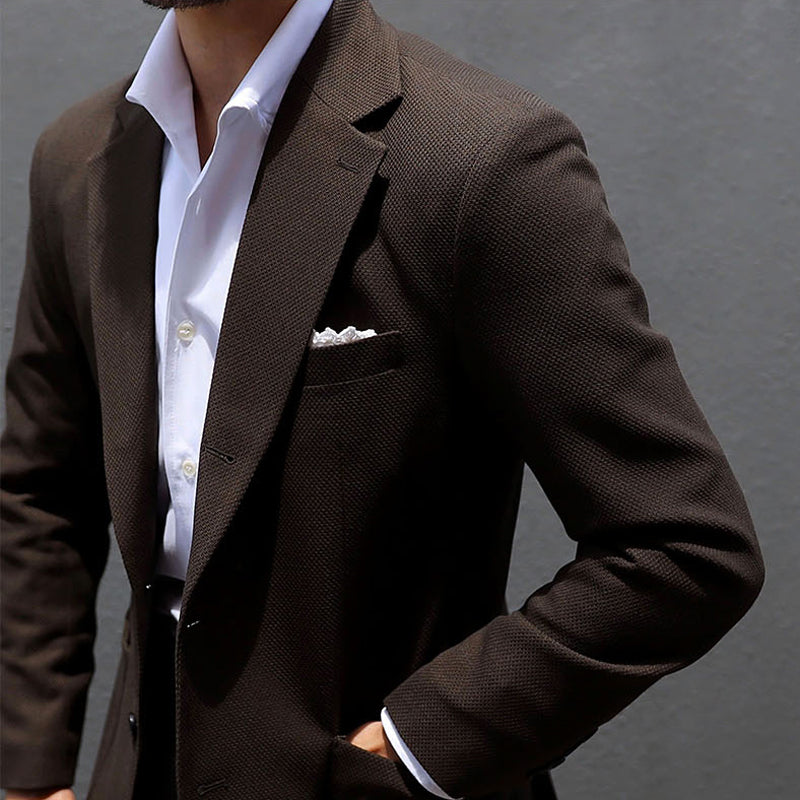 Autumn Work Jacket Stylish Korean Suit for Men