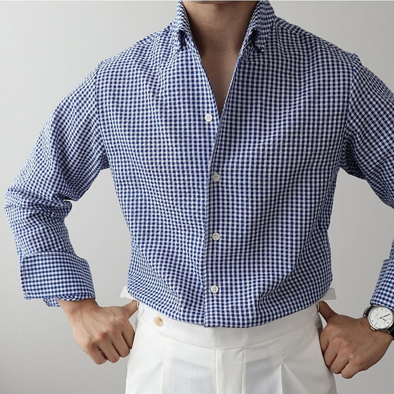 Plaid Iron-Free Shirt