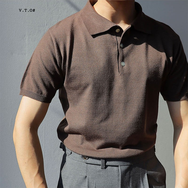 Knitted Polo Shirt