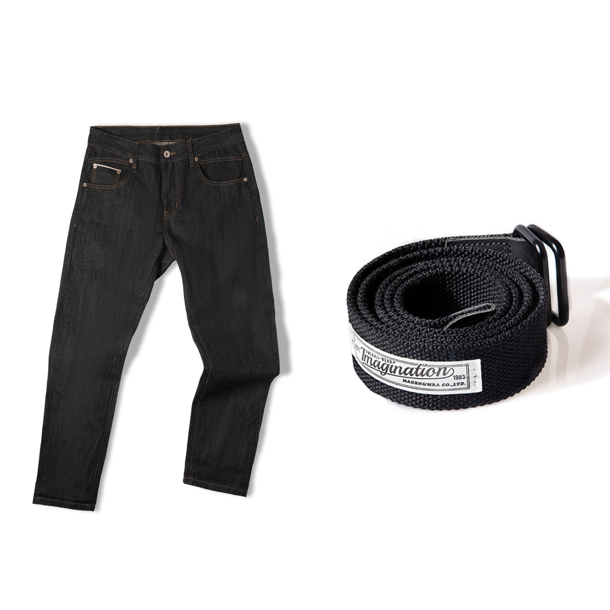 Straight Original Tooling Black Denim Jeans