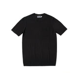 Simple Round Neck Ice Silk Half-sleeve T-shirt