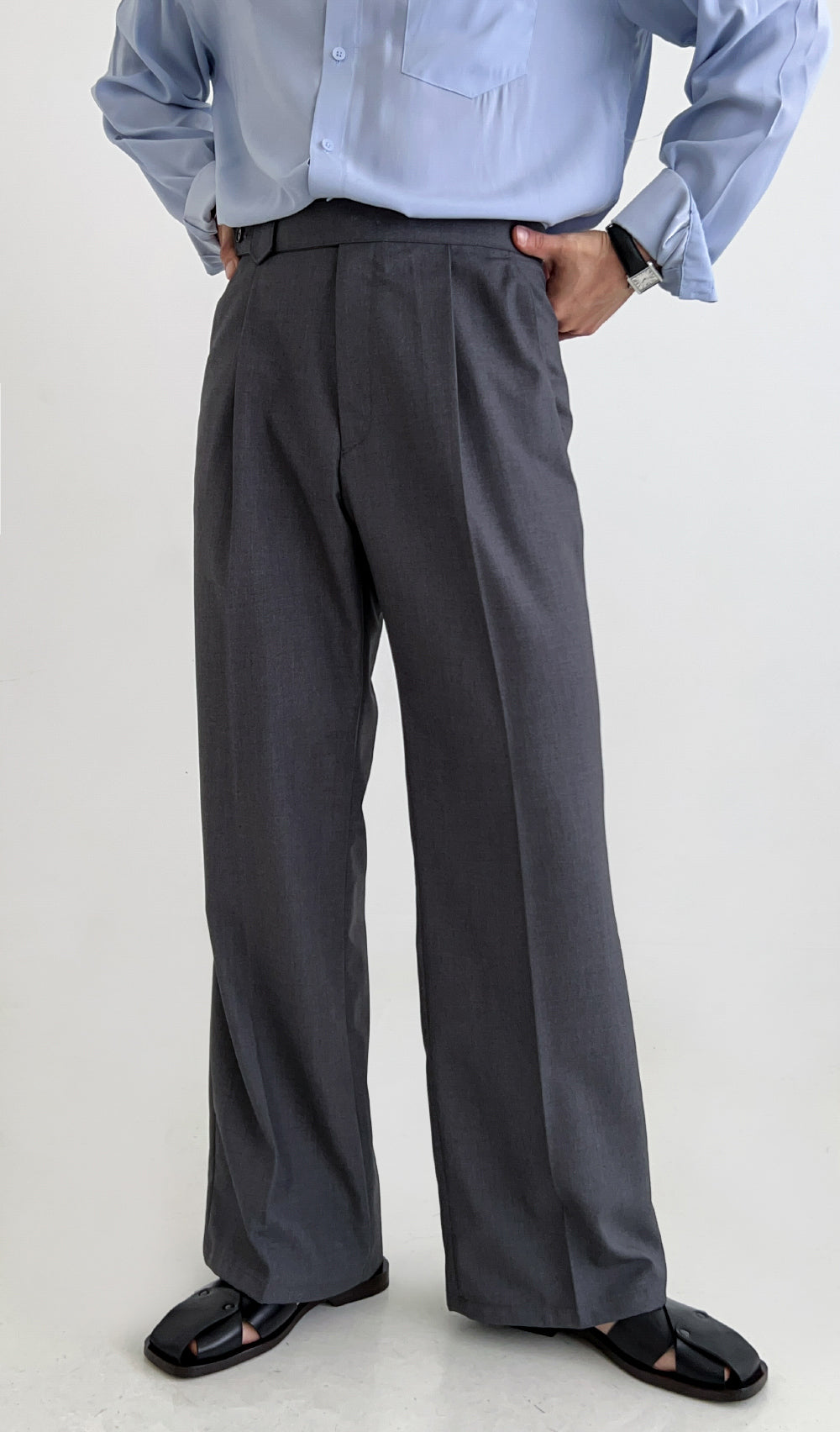 Belted Casual Pants