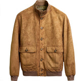 Winter Stand Collar Suede Business Jacket
