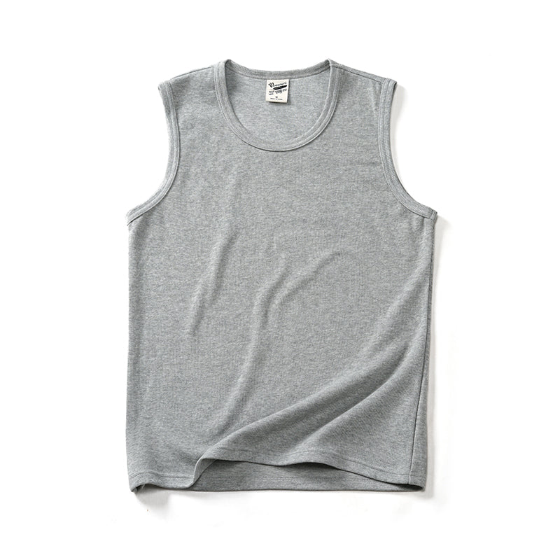 Self-cultivation Solid Color Bottoming Sweat Vest