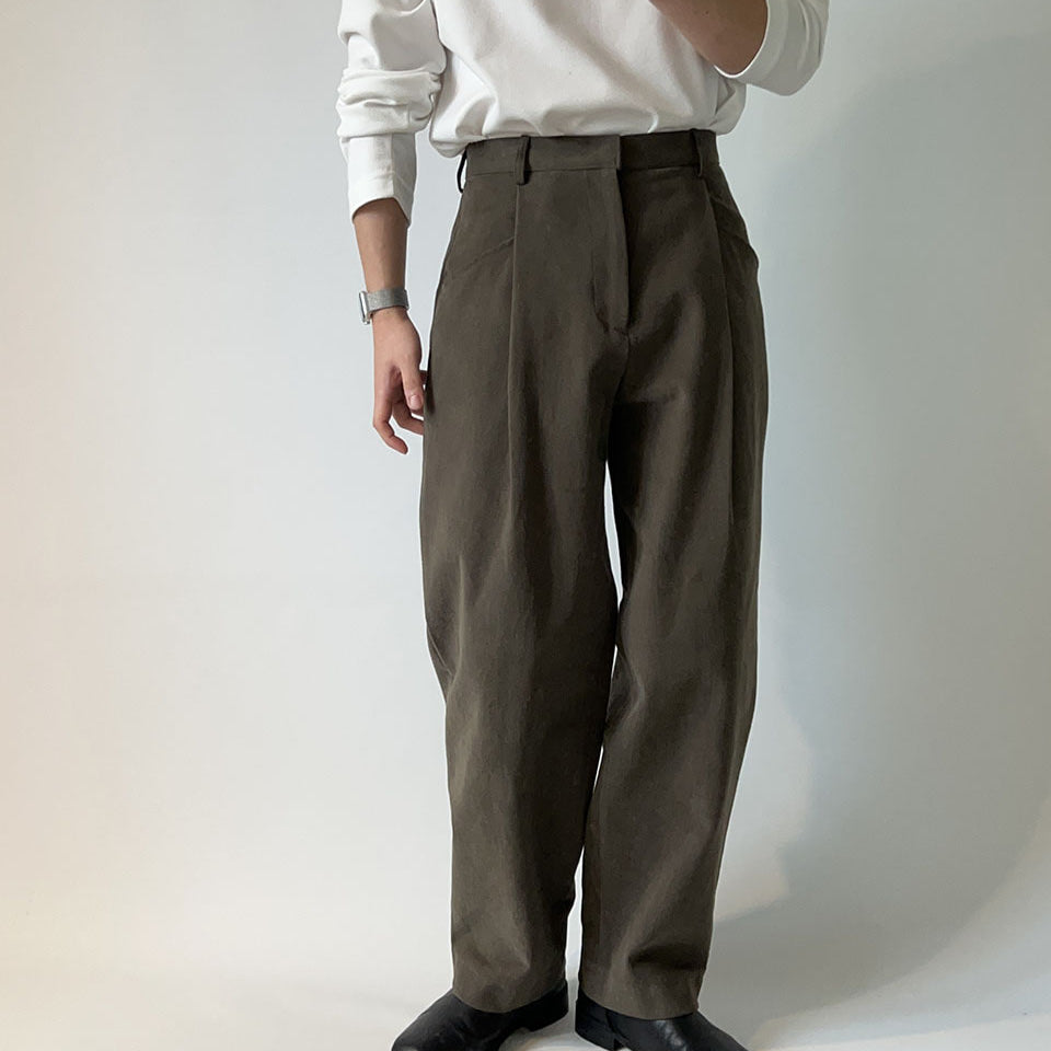 American Style Daily Ruffian Handsome Twill Cotton Casual Trousers